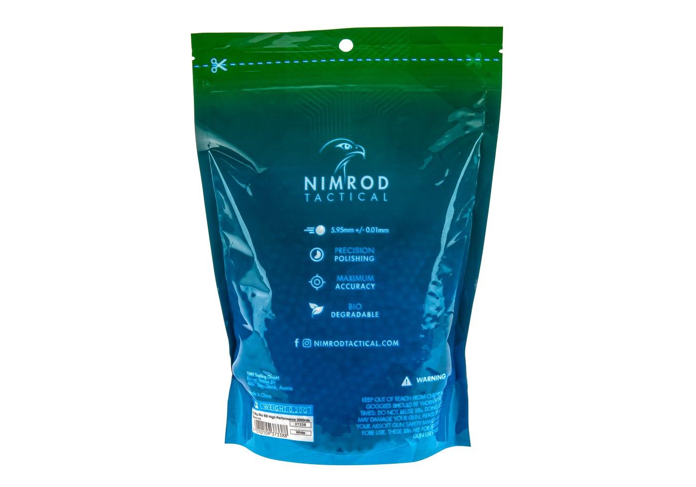 Nimrod 0.20g Bio BB High Performance 5000rds White