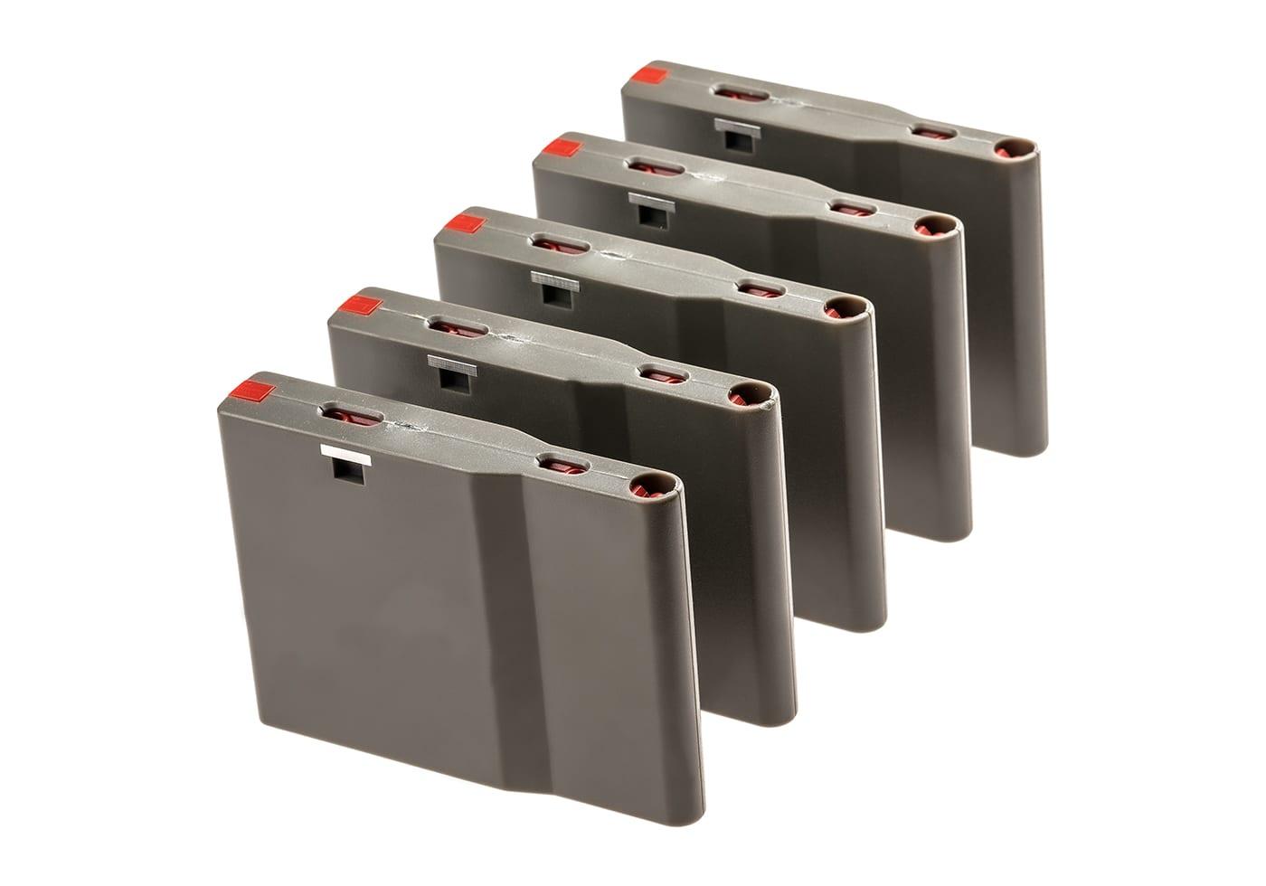 Silverback SRS Light Magazine 25rds 5-pack Green