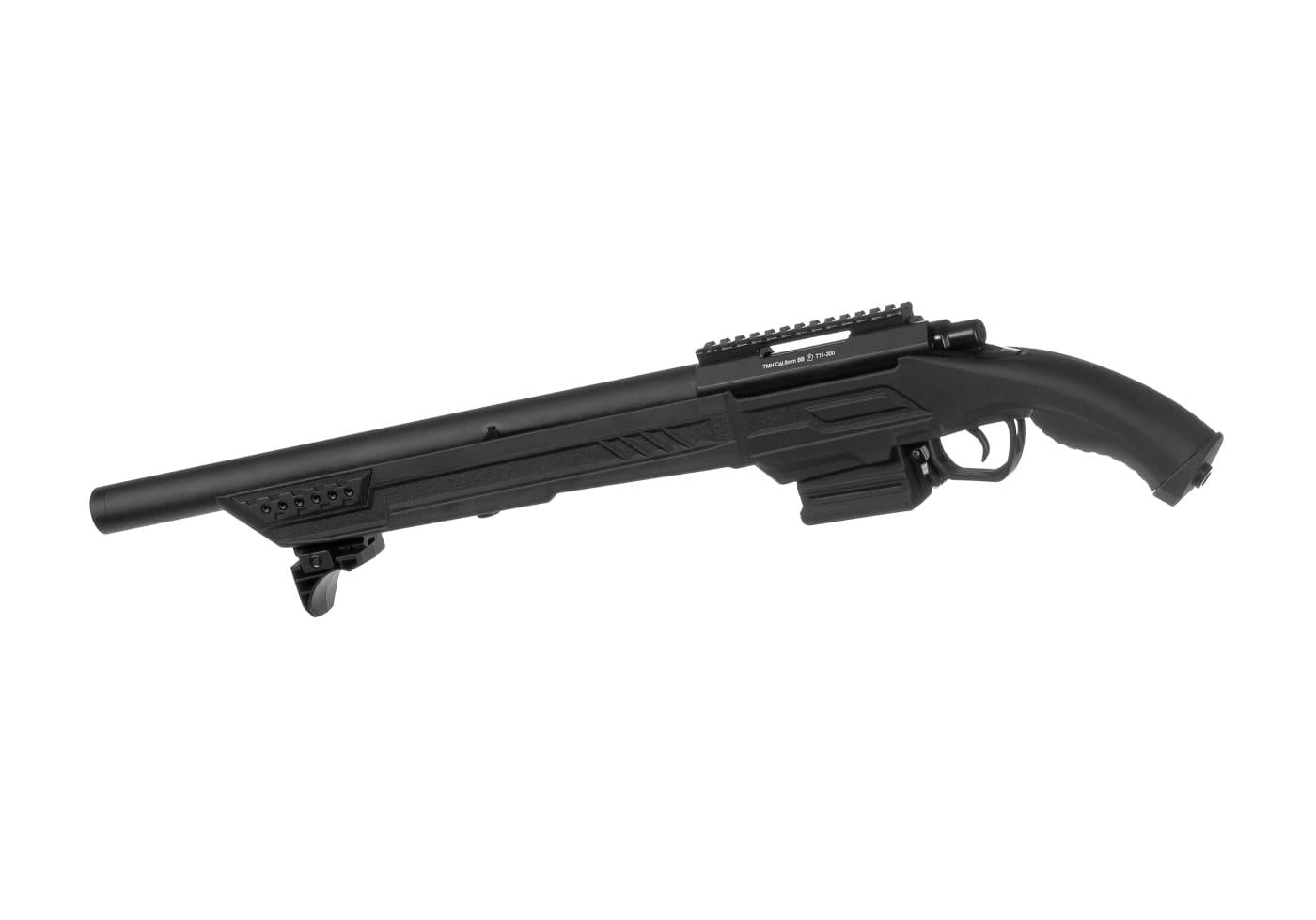 Action Army AAC T11 Short Bolt Action Sniper Rifle Black