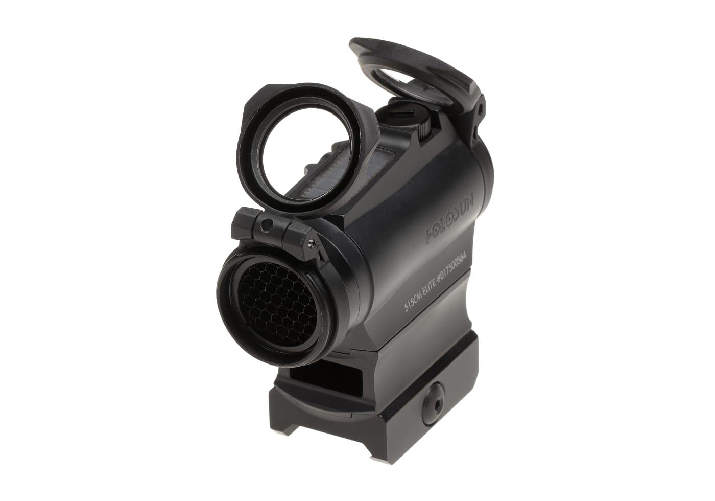 Holosun HE515CM-GR Elite Solar Green Circle Dot Sight Black