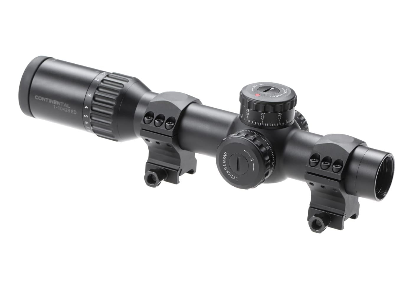 Vector Optics Continental x10 1-10x28 ED CTR Black