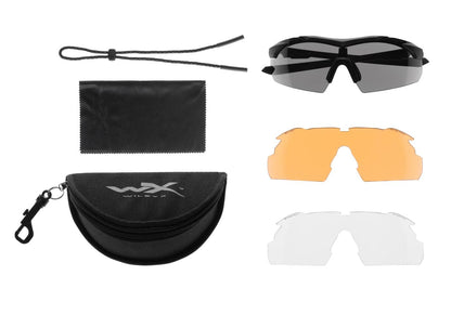 Wiley X WX Vapor 2.5 Comm Grey / Clear / Light Rust Black