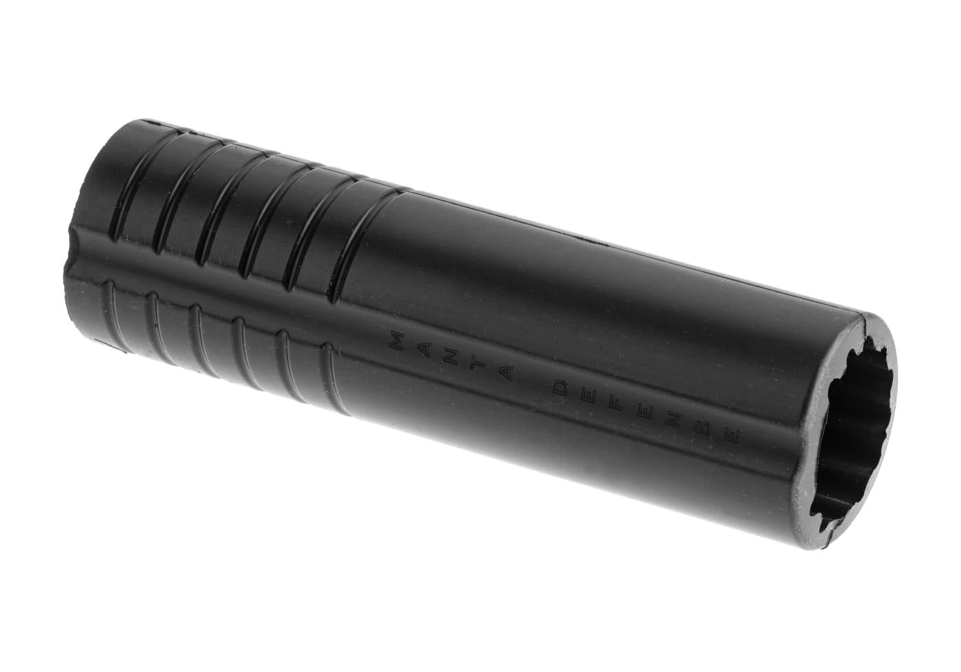 Manta Black 8 x 1.75 Inch ID Large Smooth Suppressor Cover