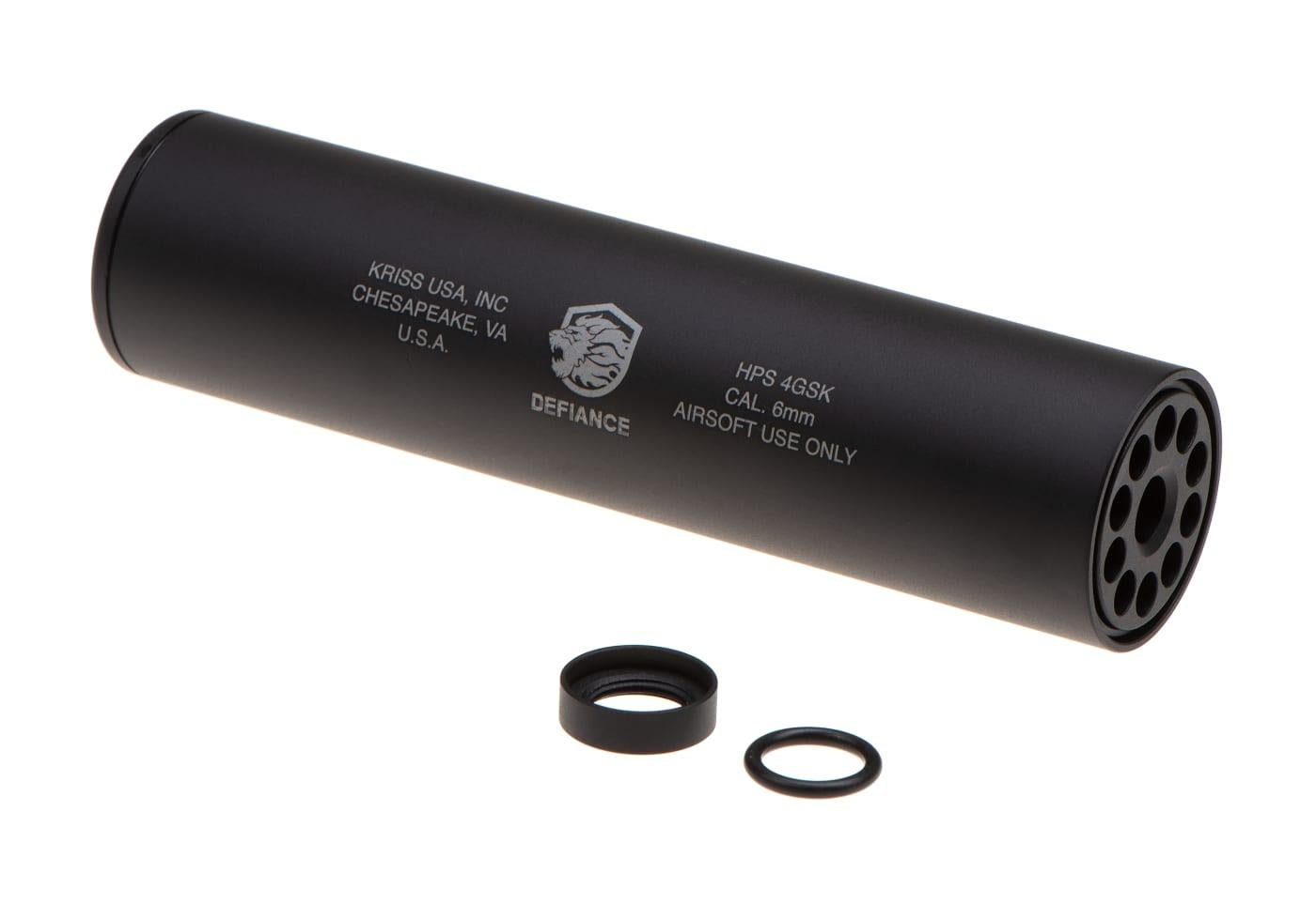 Krytac Vector Mock Supressor HPS 4GSK Black 160mm