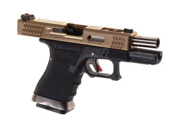 WE G-Force 19 Metal Version GBB Gold