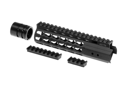 Leapers AR-15 7.2 Inch Super Slim Free Float Handguard Keymod Black
