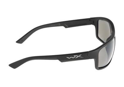 Wiley X WX Peak Silver Flash Black