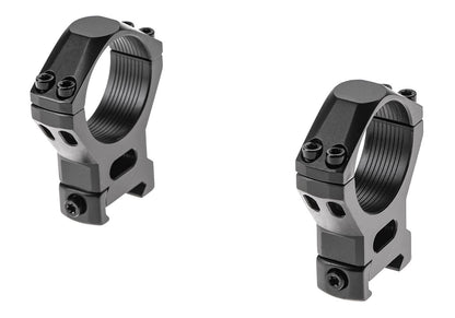 Leapers 34mm High Profile Steel Picatinny Rings Black