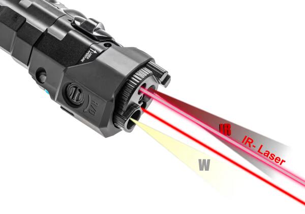 WADSN MAWL-C1+ Visible LED + IR LED + Red Laser Black