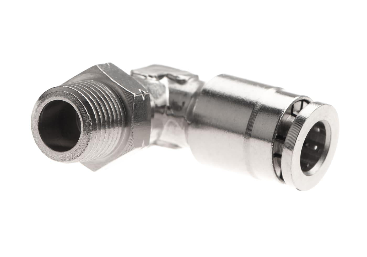 EpeS HPA 6mm Hose Coupling 90 Degree - Outer 1/8 NPT