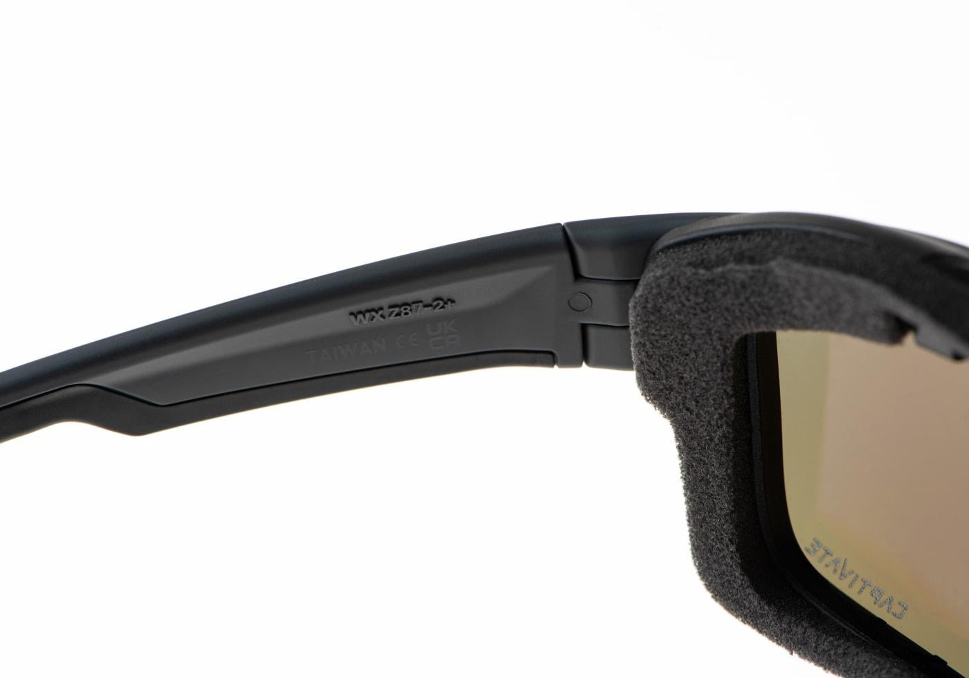 Wiley X WX Ozone Captivate Polarized Blue Mirror Grey