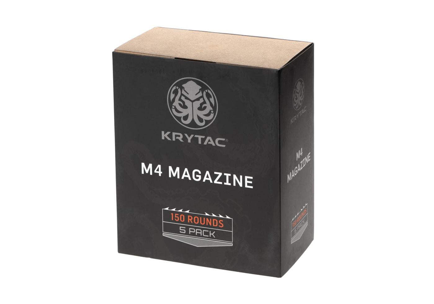 Krytac Magazine M4 Midcap 150rds 5pcs Black