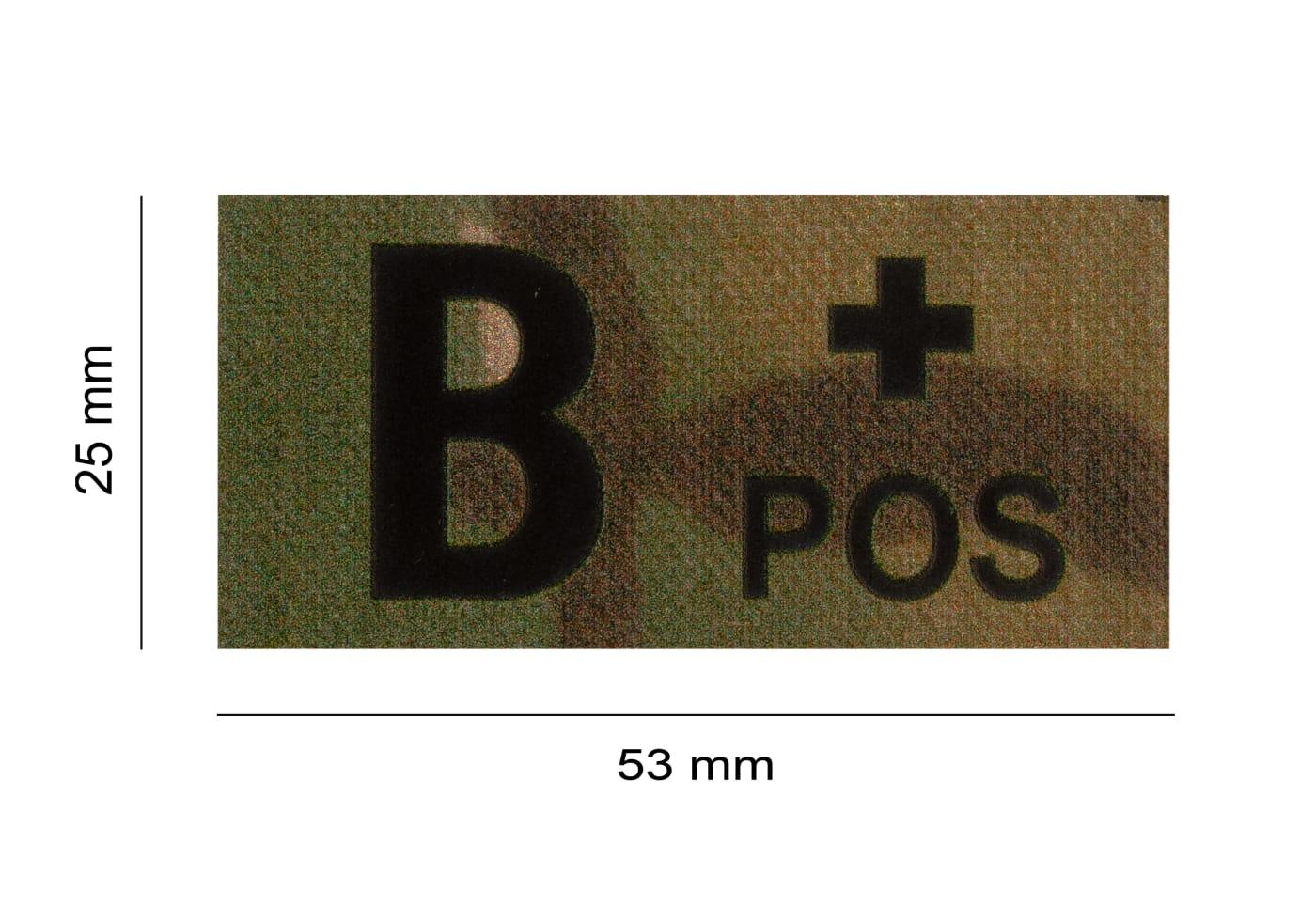 Clawgear B Pos IR Patch Multicam