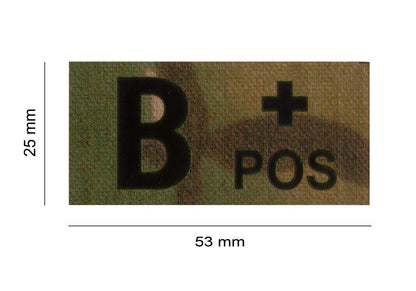 Clawgear B Pos IR Patch Multicam