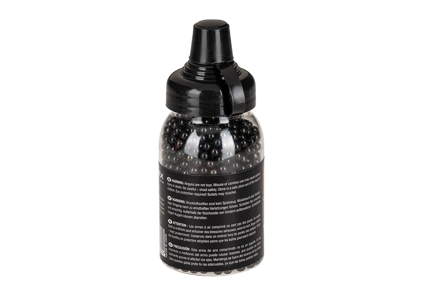 G&G 4.5mm BB Black Steel Shot 1500rds Bottle