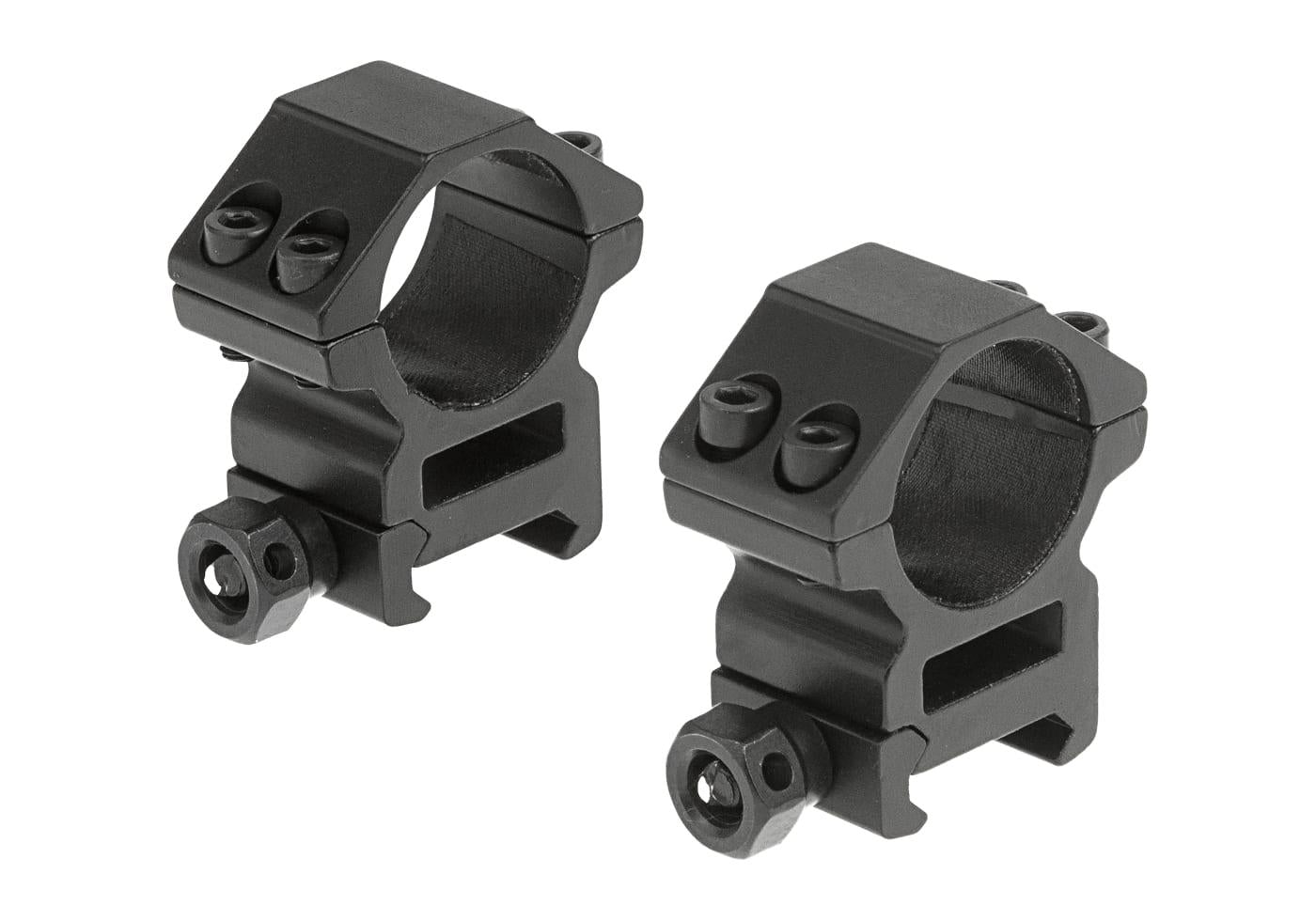 Leapers 25.4mm Mount Rings Medium Black