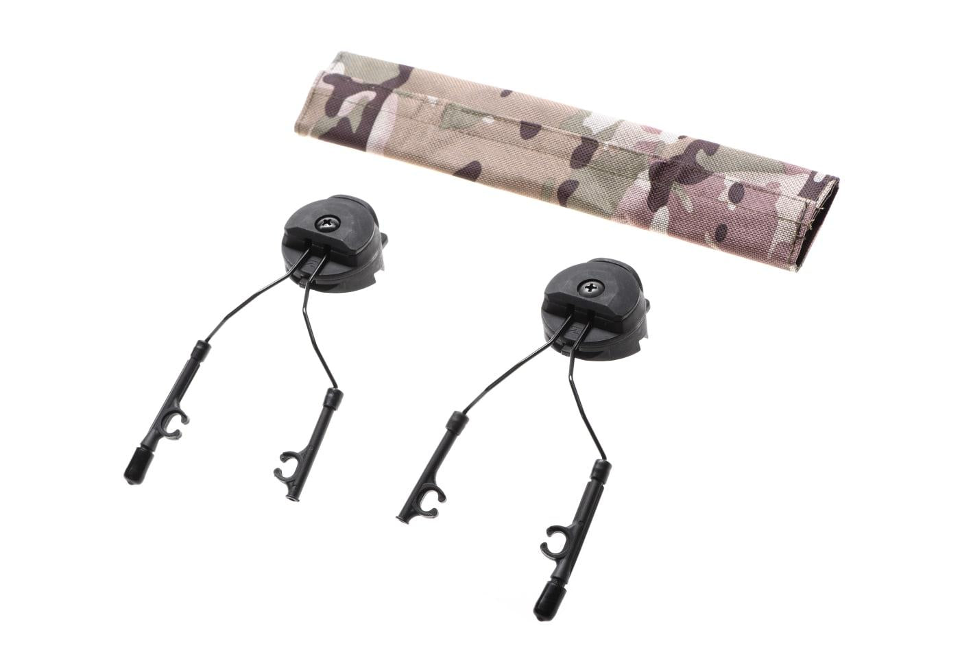 Z-Tactical Tactical Helmet Rail Adapter Set for Comtac I&II Black