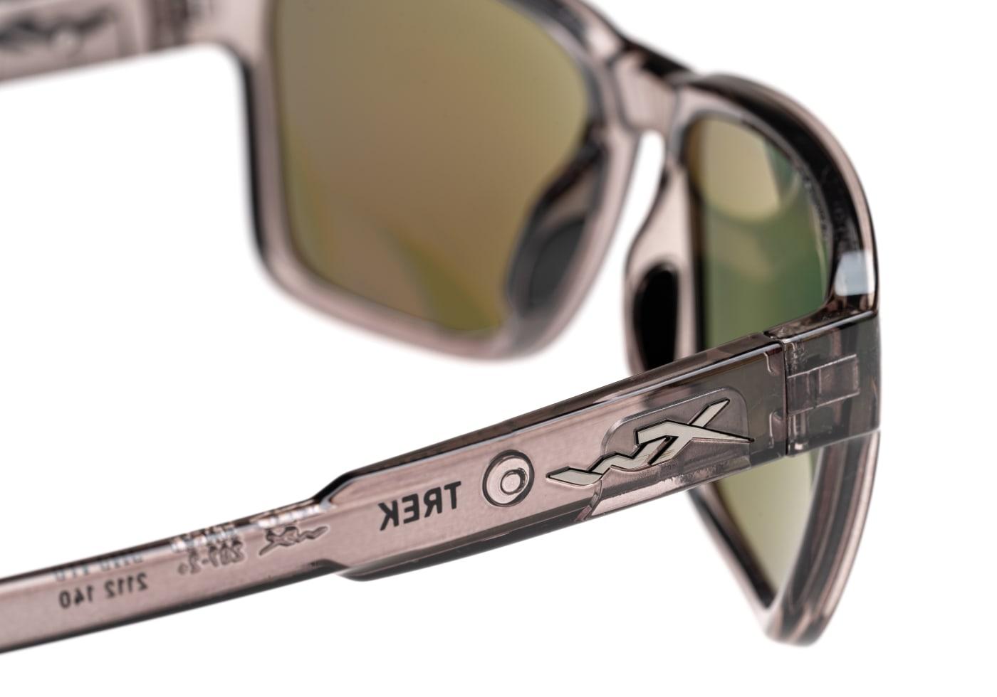 Wiley X WX Trek Captivate Polarized Blue Mirror Grey