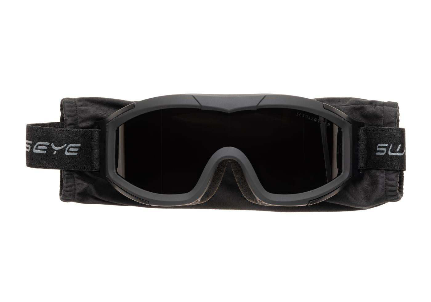 SwissEye F-Tac Goggles Arctic Smoke / Orange / Clear Black