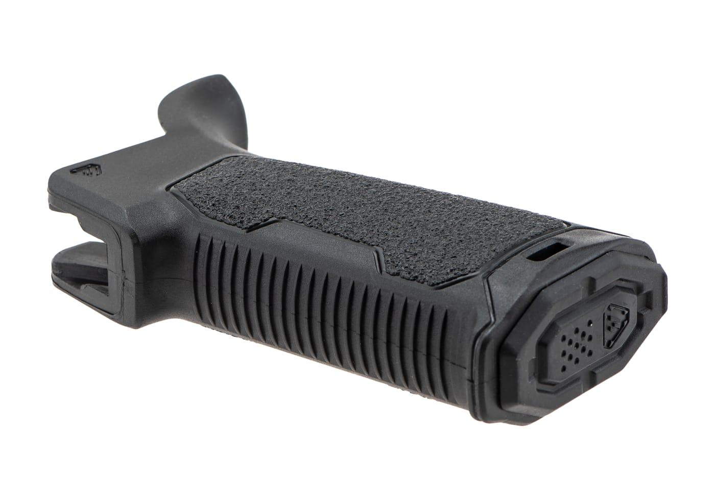 Strike Industries AR Rubber Overmolded Pistol Grip in 15 degree Black