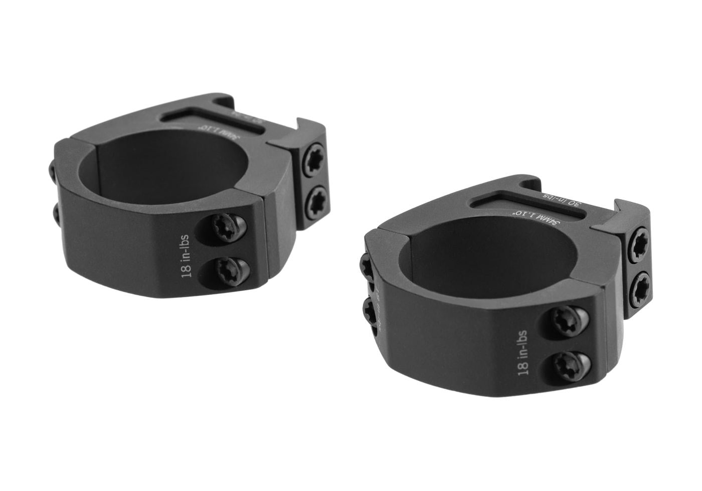 Leapers PRO 34mm Medium Profile P.O.I. Picatinny Rings Black