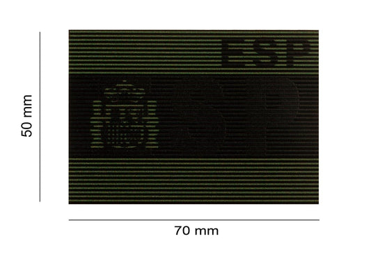 Clawgear Dual IR Patch ESP RAL7013