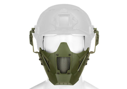 Pirate Arms Warrior Steel Half Face Mask OD