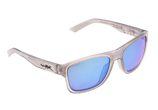 Wiley X WX Ovation Captivate Polarized Blue Mirror Transparent