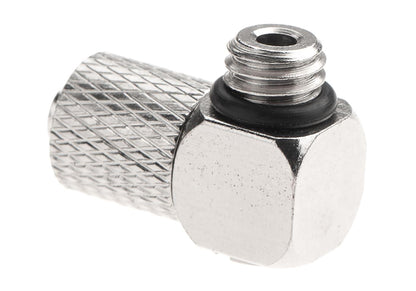 EpeS HPA 6mm Hose Coupling with Screwed Catch 90 Degree - Outer M6 Thread