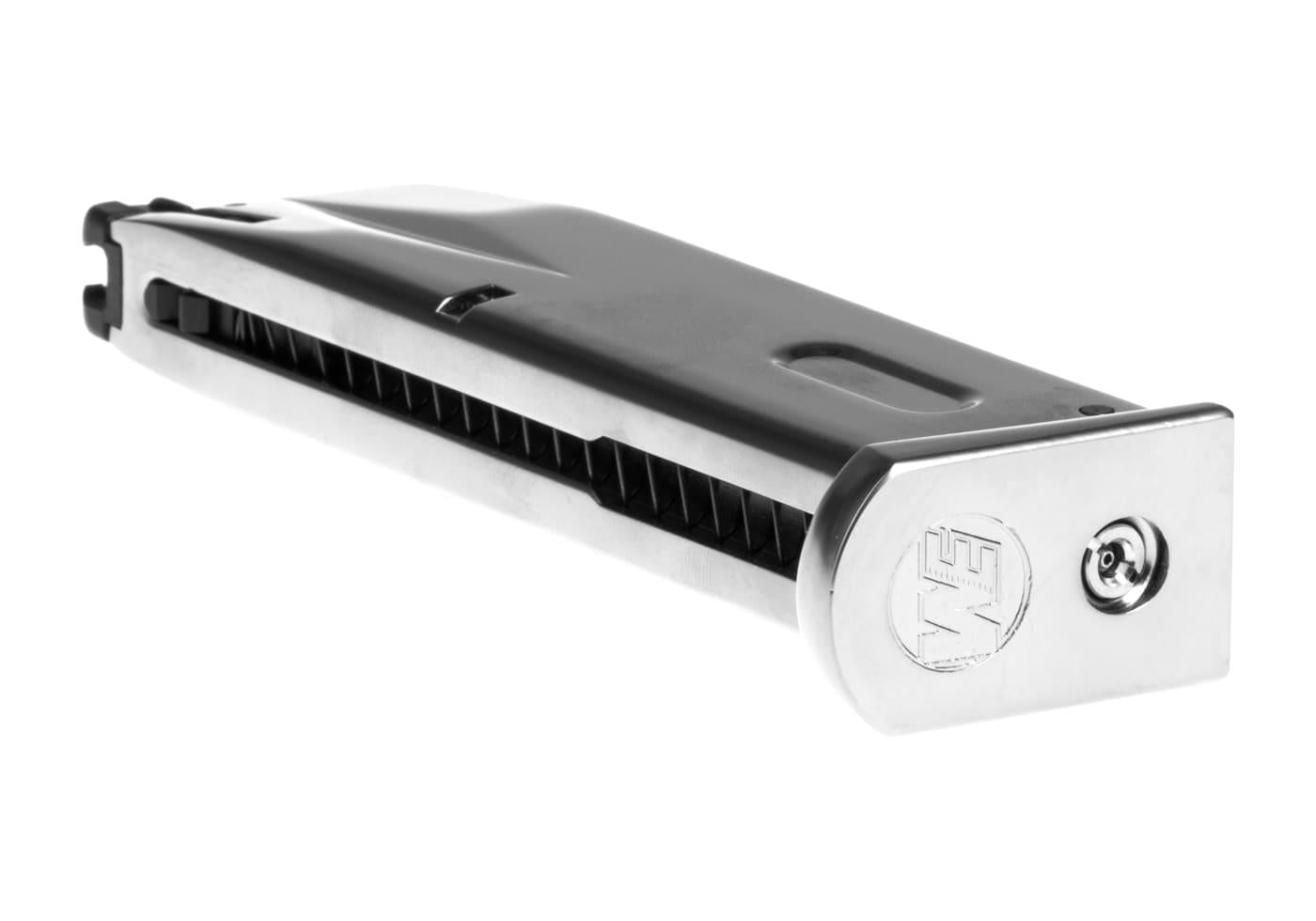 WE Magazine M9 GBB 25rds Silver