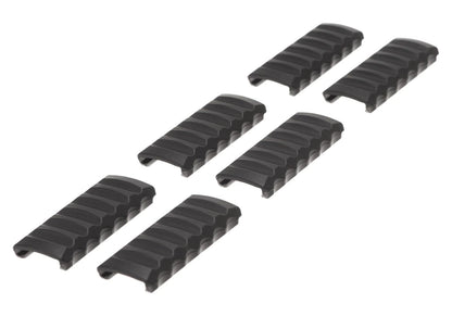 Leapers Low Profile Picatinny Panel Covers 6pcs Black