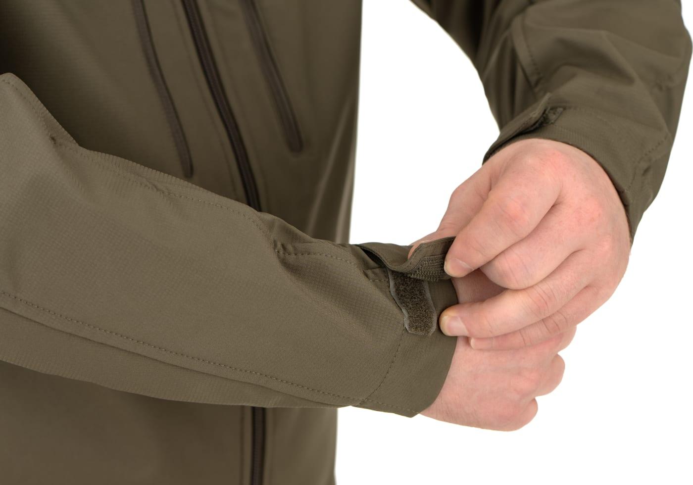 Outrider ED Softshell Hoody Stonegrey Olive