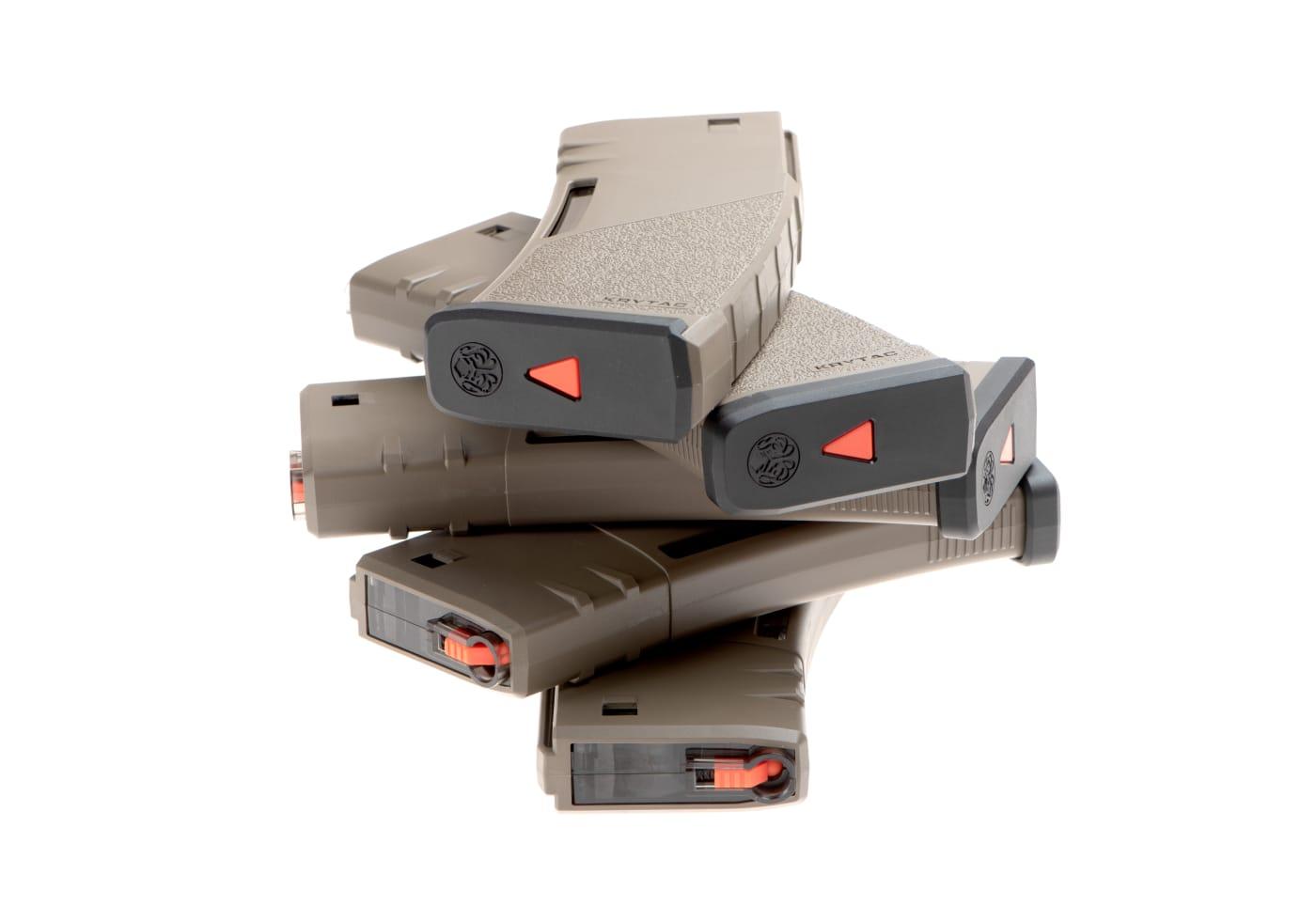 Krytac Magazine M4 Midcap 150rds 5pcs Dark Earth