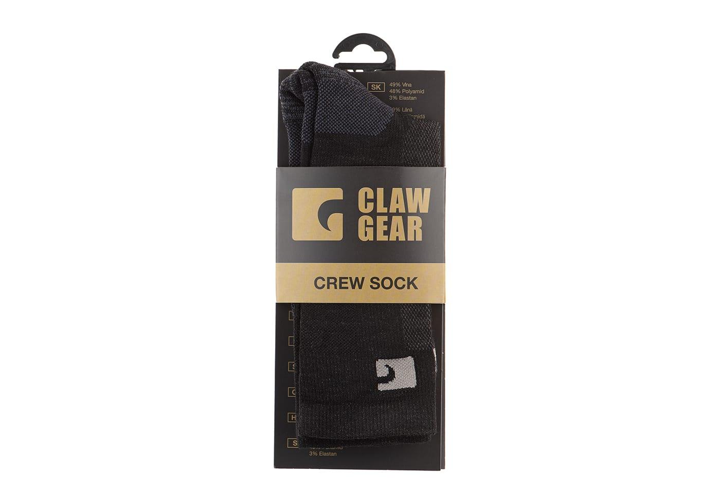 Clawgear Merino Crew Socks Black