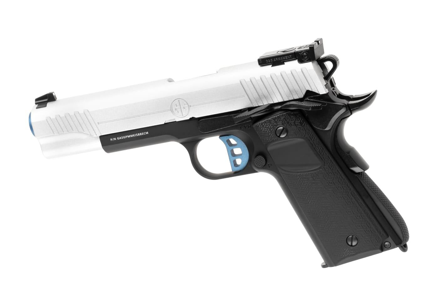 G&G GX45 Mk.I Metal Version GBB Silver