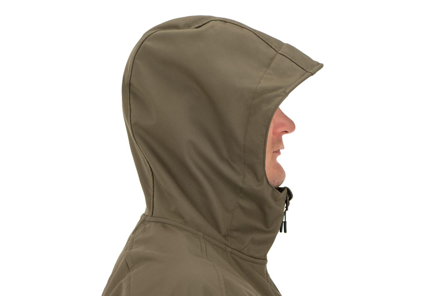 Outrider ED Softshell Hoody Stonegrey Olive