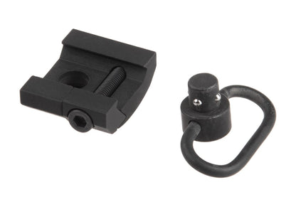 Metal GS Type QD Sling Swivel Rail Mount Black