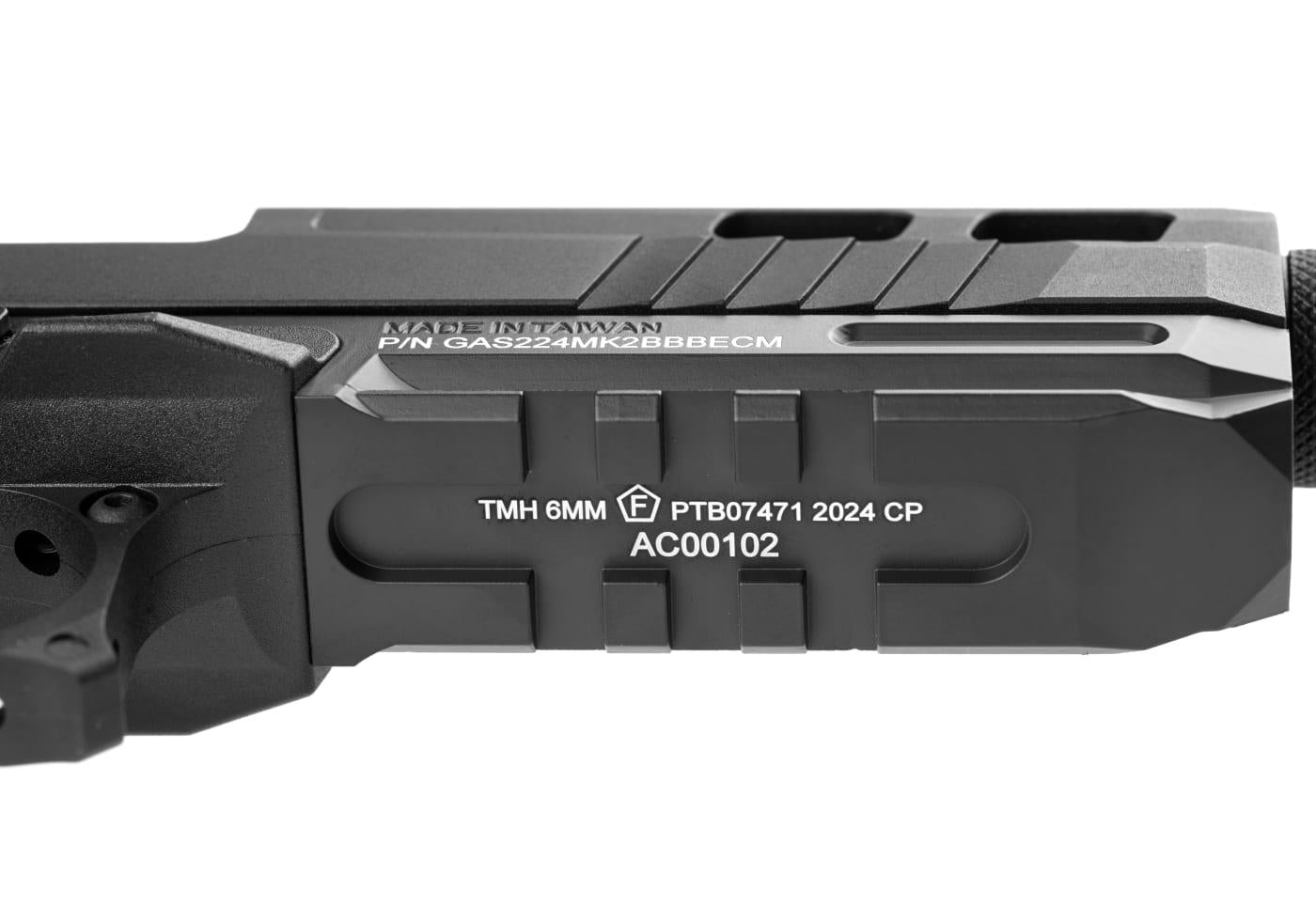 G&G 2024 CP MK2 Green Gas GBB Pistol Black