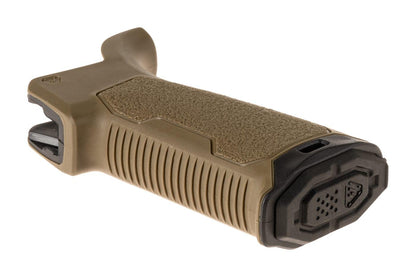 Strike Industries AR Rubber Overmolded Pistol Grip in 15 degree Dark Earth