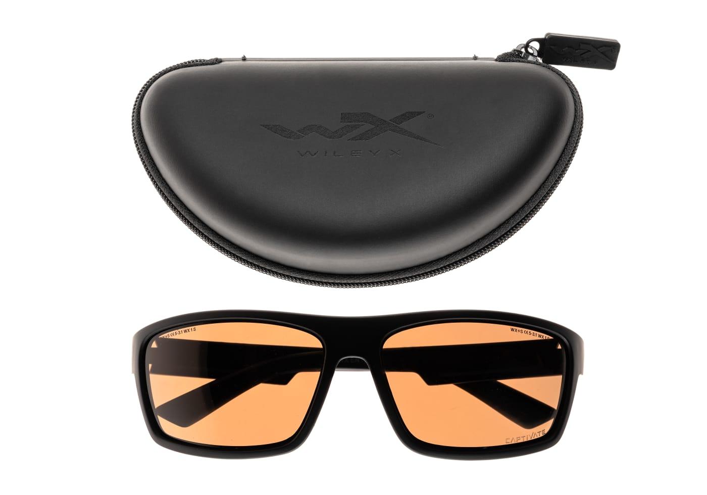 Wiley X WX Peak Captivate Polarized Copper Black