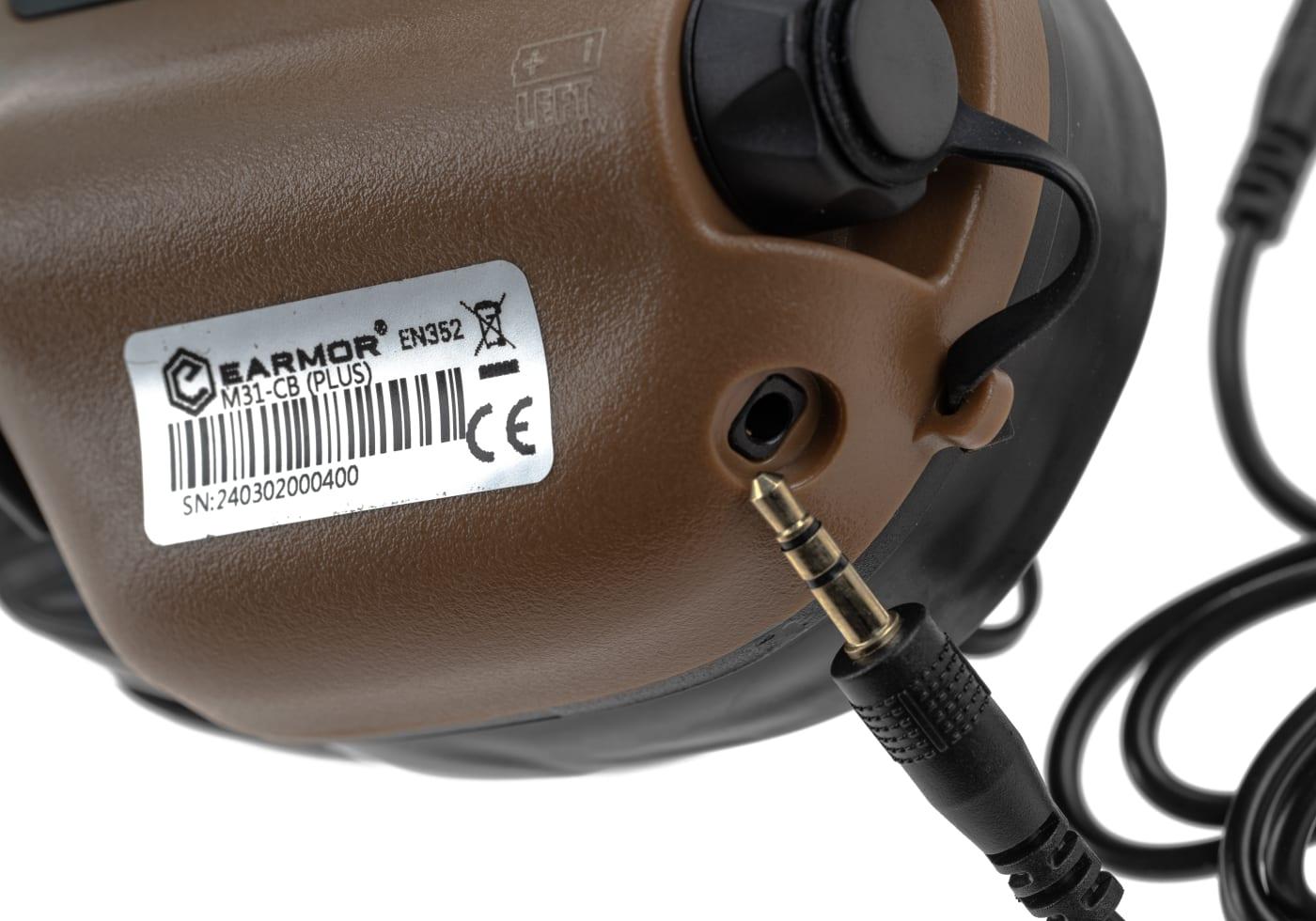 Earmor M31 Plus Hearing Protection Coyote