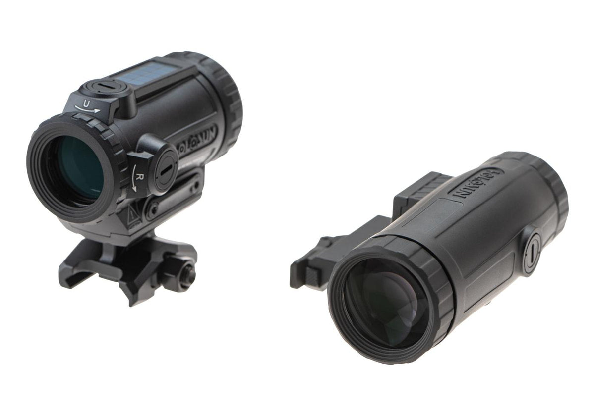 Holosun ARO EVO Solar Red BDC Reticle Sight Combo with HM3X Magnifier