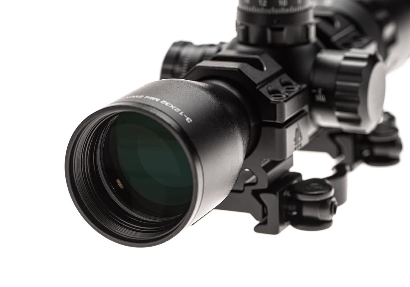 Leapers BugBuster 3-12X32 Rifle Scope Side AO Mil-Dot With QD Rings Black