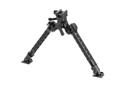Leapers Big Bore Full Stability 9.4-14.0 Inch Center Height Bipod Black