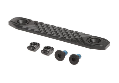 Metal Type M CNC Aluminium Rail Cover Short for M-LOK & Keymod Black