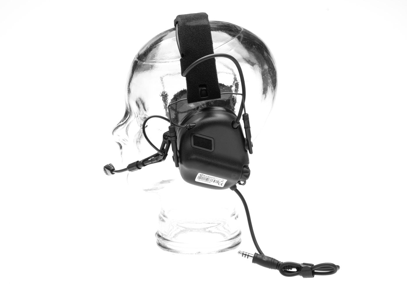 Earmor M32X Plus Hearing Protection Set for ARC Helmet Rails Black
