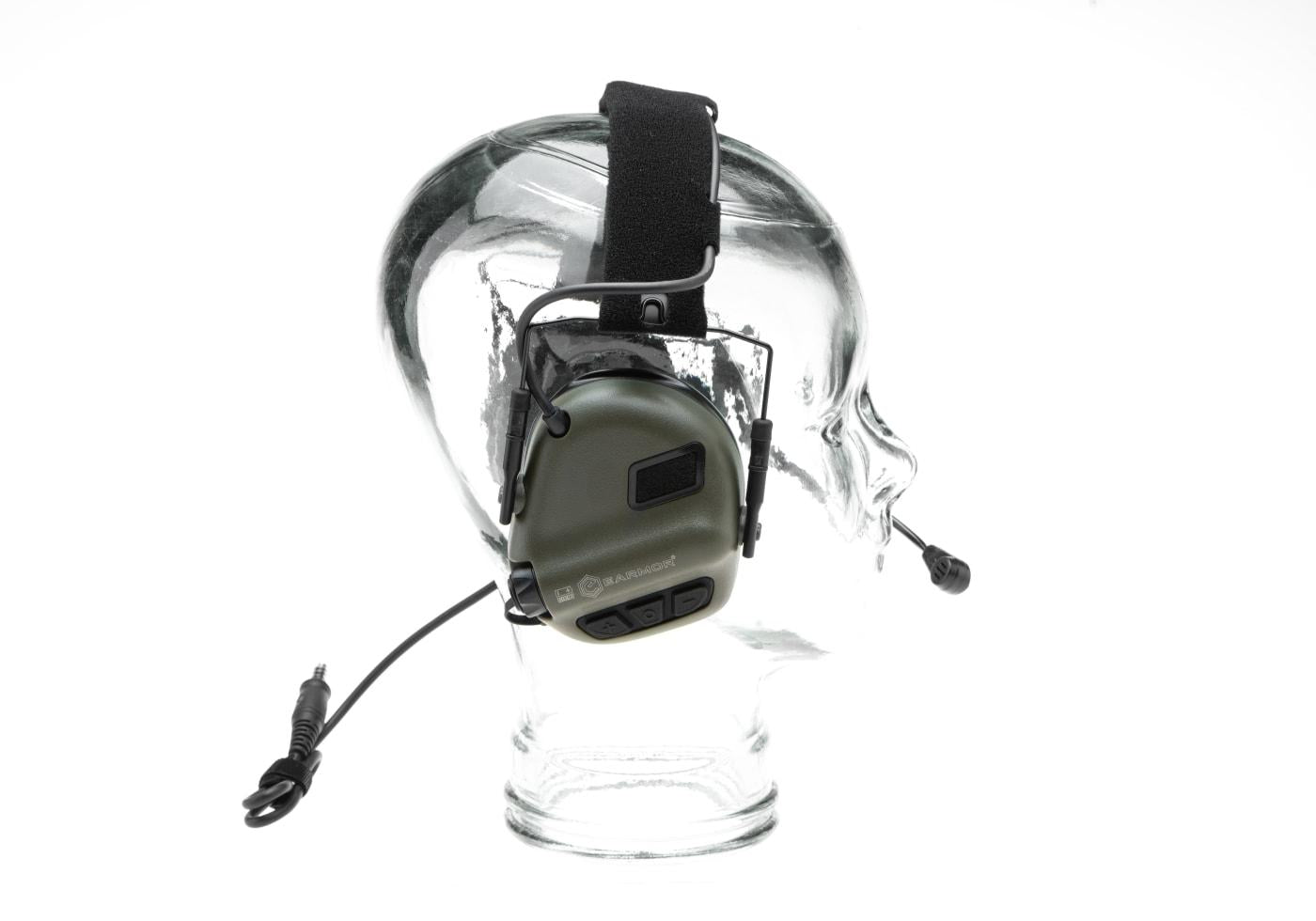 Earmor M32X Plus Hearing Protection Set for ARC Helmet Rails Foliage Green