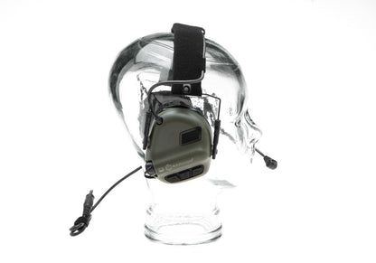Earmor M32X Plus Hearing Protection Set for ARC Helmet Rails Foliage Green