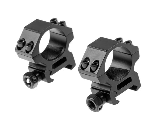 Pirate Arms 25.4mm Low Type Mount Rings Black