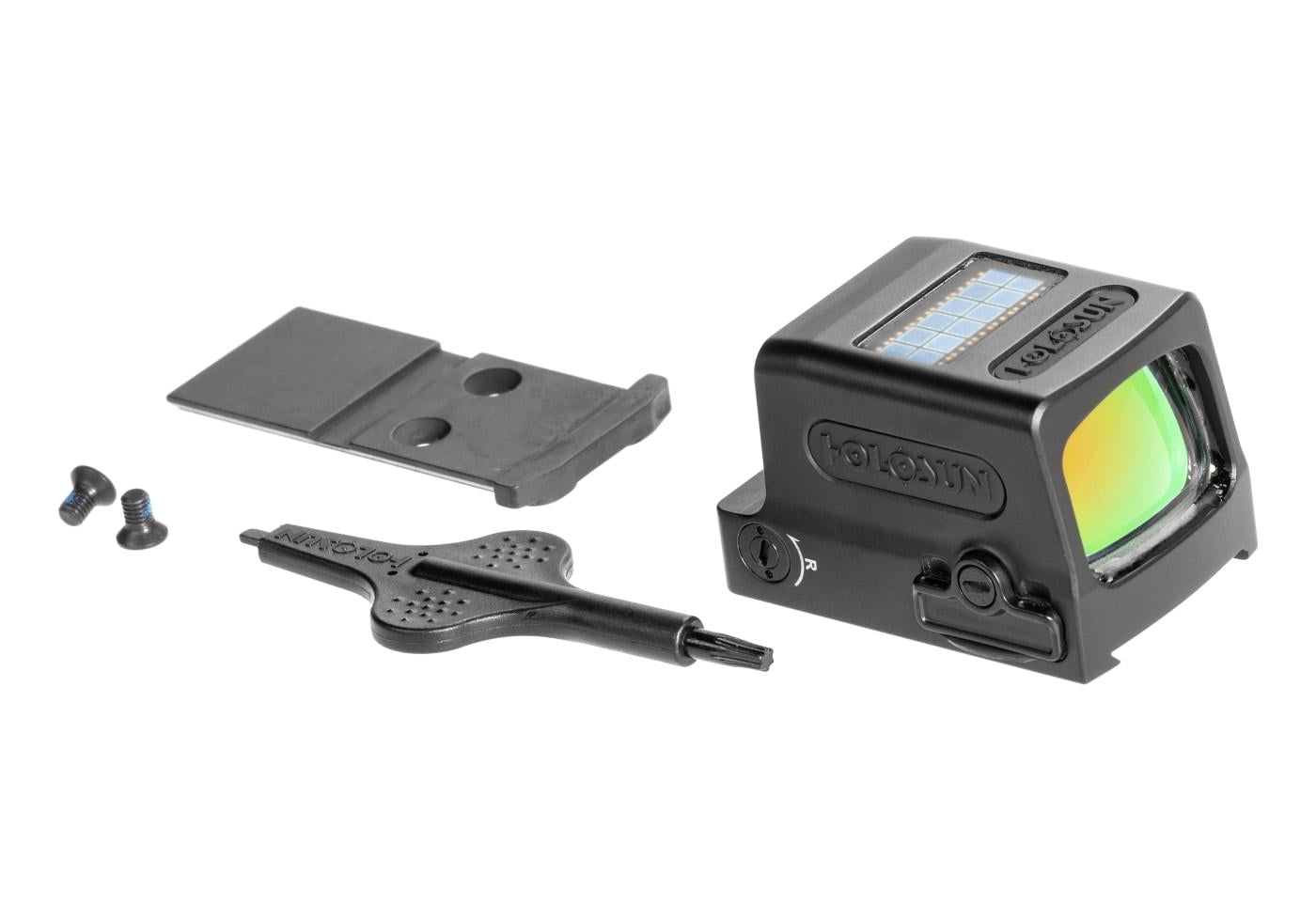 Holosun HE509-RD Solar Powered Red Dot Sight with MOS Mounting Plate ACSS Vulcan Black